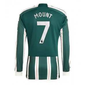Manchester United Mason Mount #7 Koszulka Wyjazdowych 2023-24 Długi Rękaw